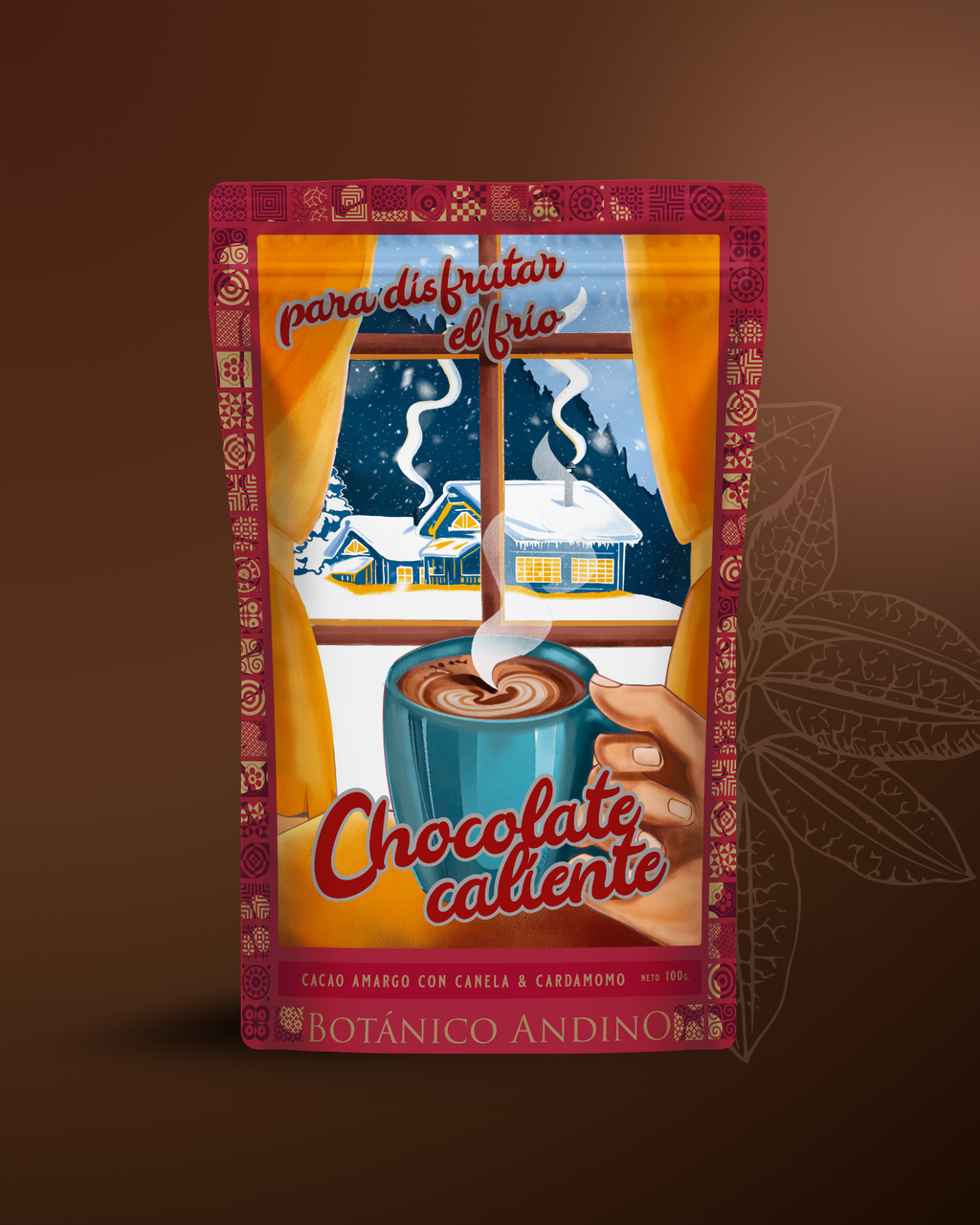 Chocolate amargo con canela & cardamomo