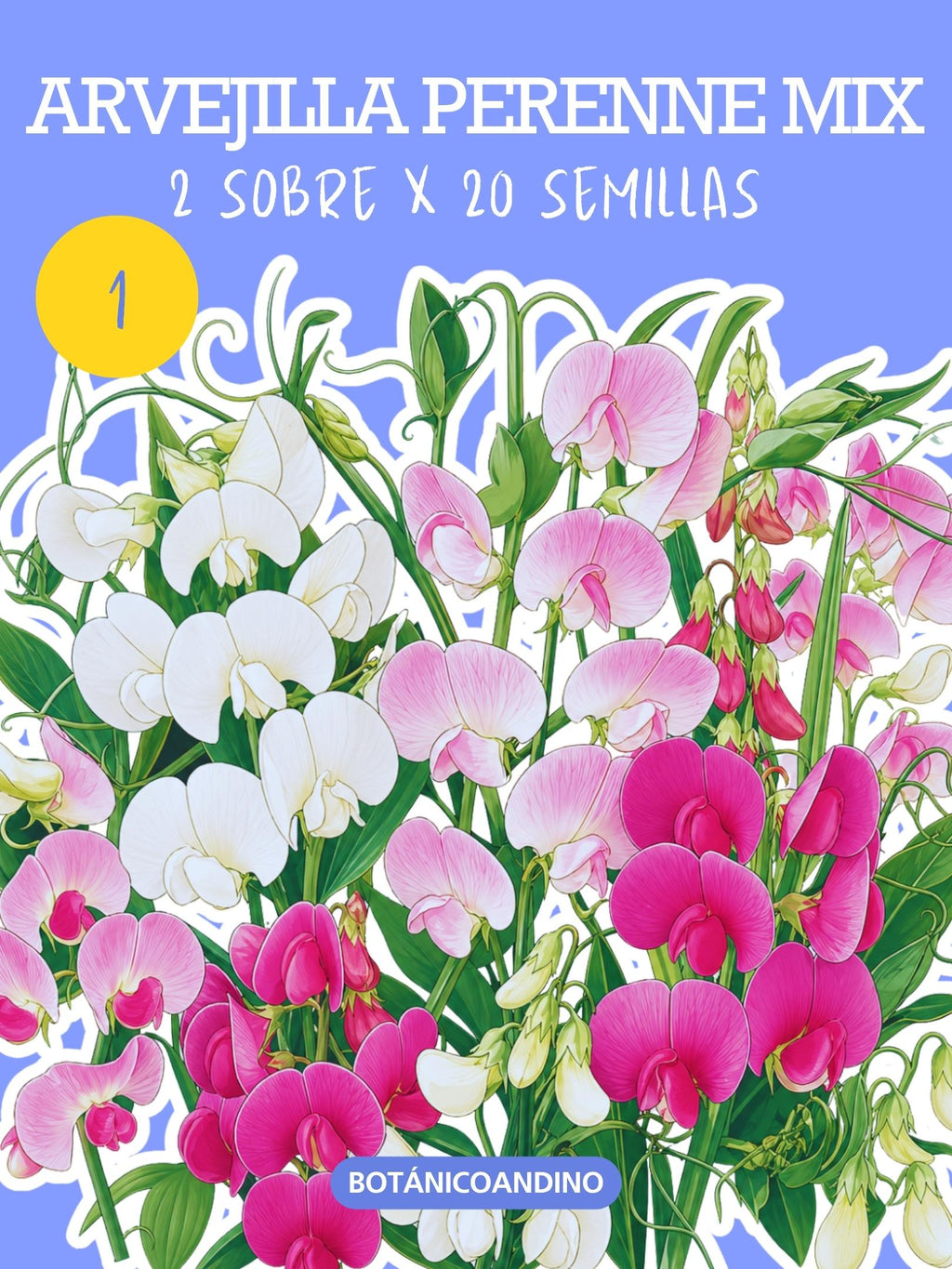 PROMO SEMILLAS ARVEJILLAS X 9 SOBRES