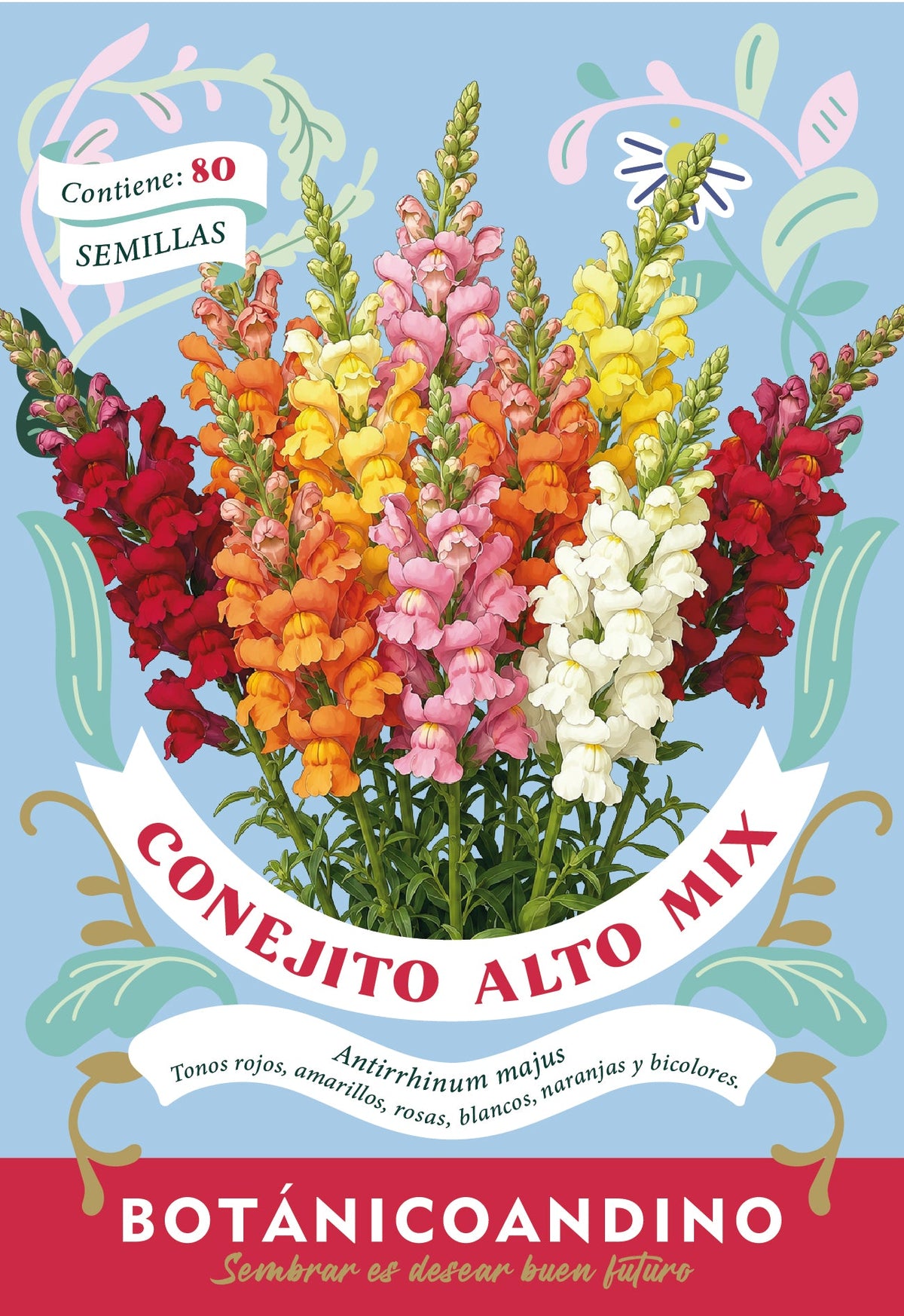 Conejito Alto - bianual (Pack x 10 sobres)