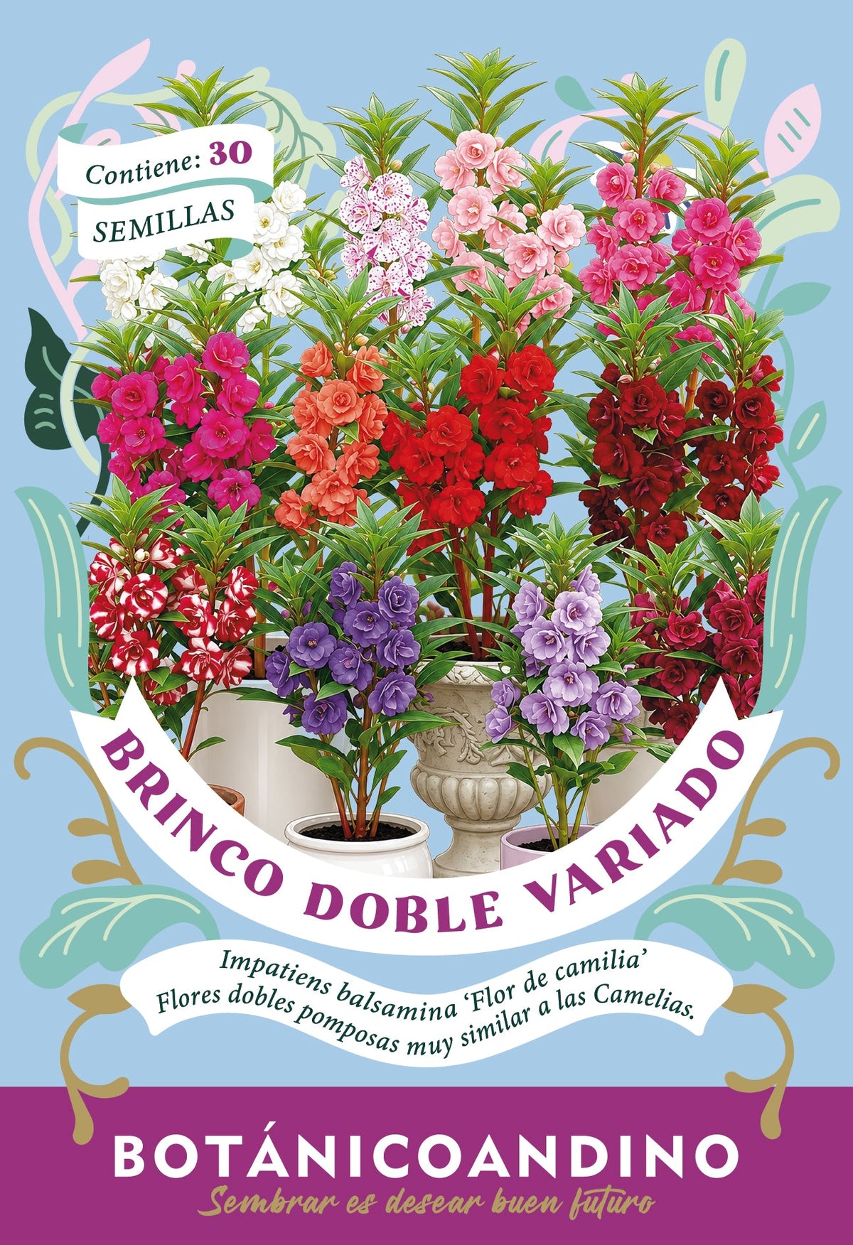 Balsamina doble mix