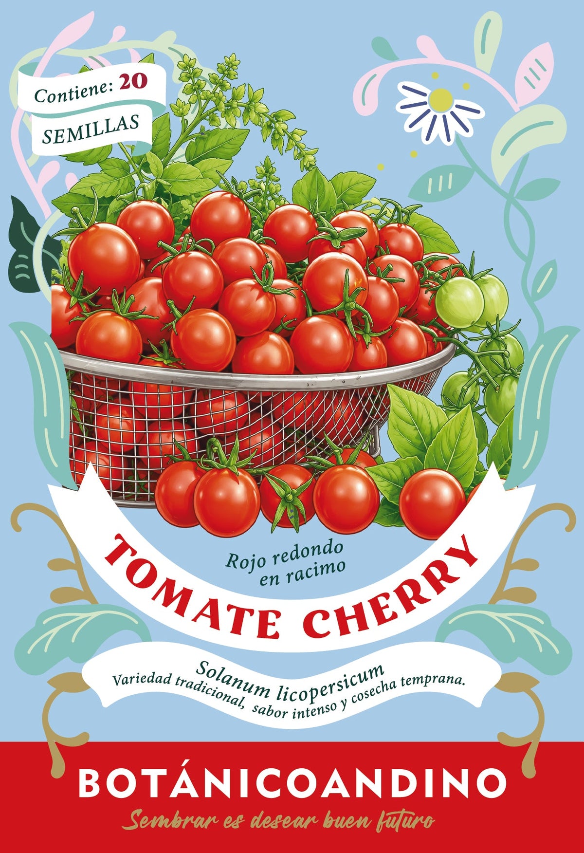 Tomate cherry rojo
