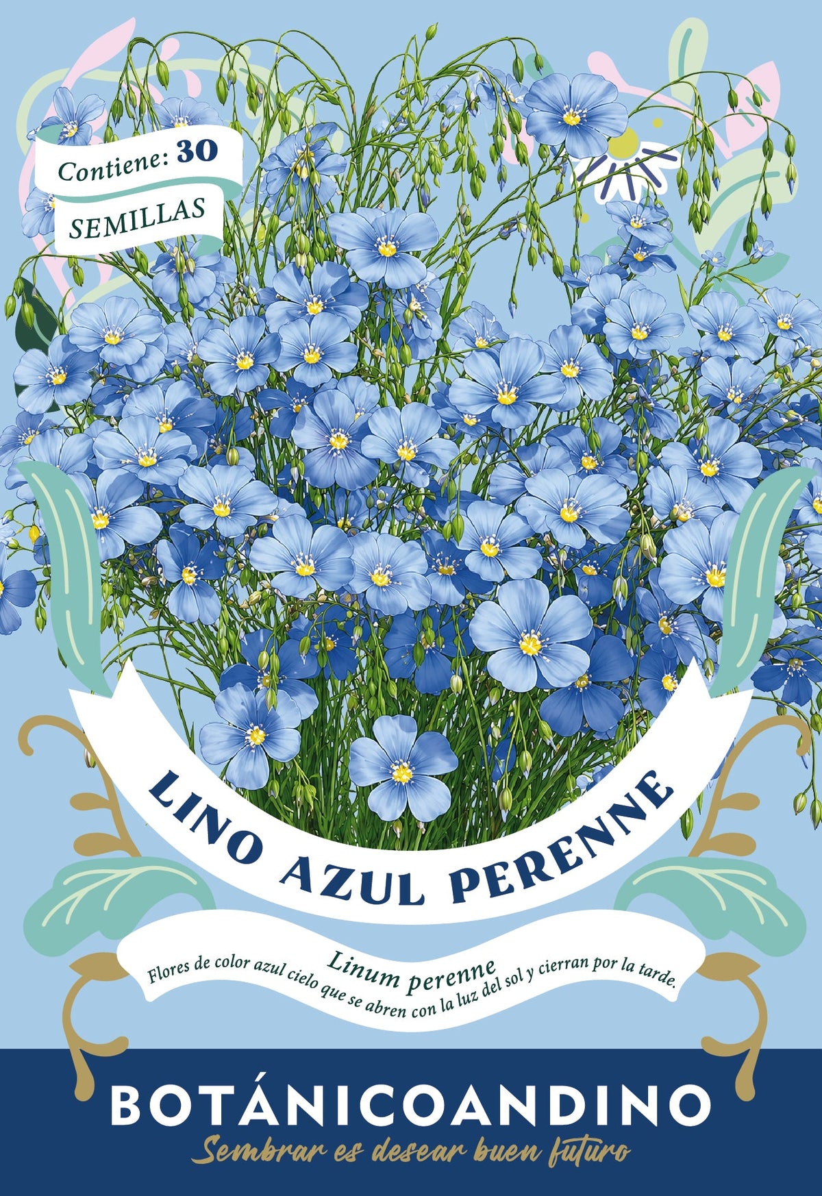 Lino azul perenne (Pack x 10 sobres)