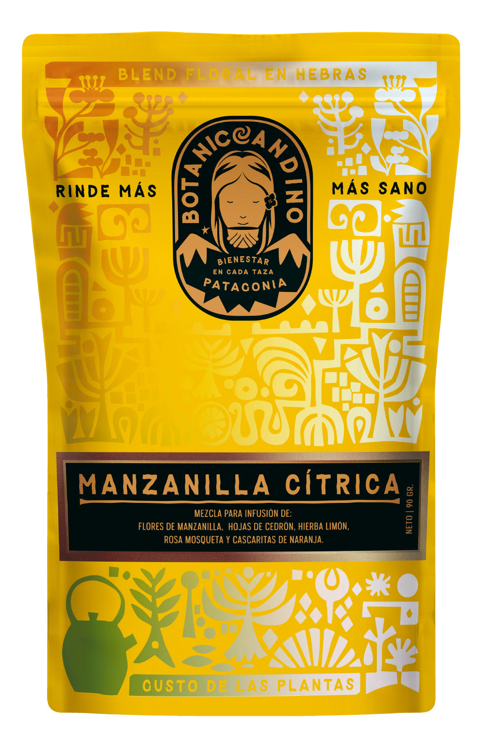 Manzanilla cítrica en hebras (Pack por mayor 10 un.)