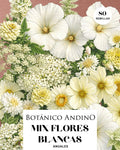 Mezcla de flores blancas