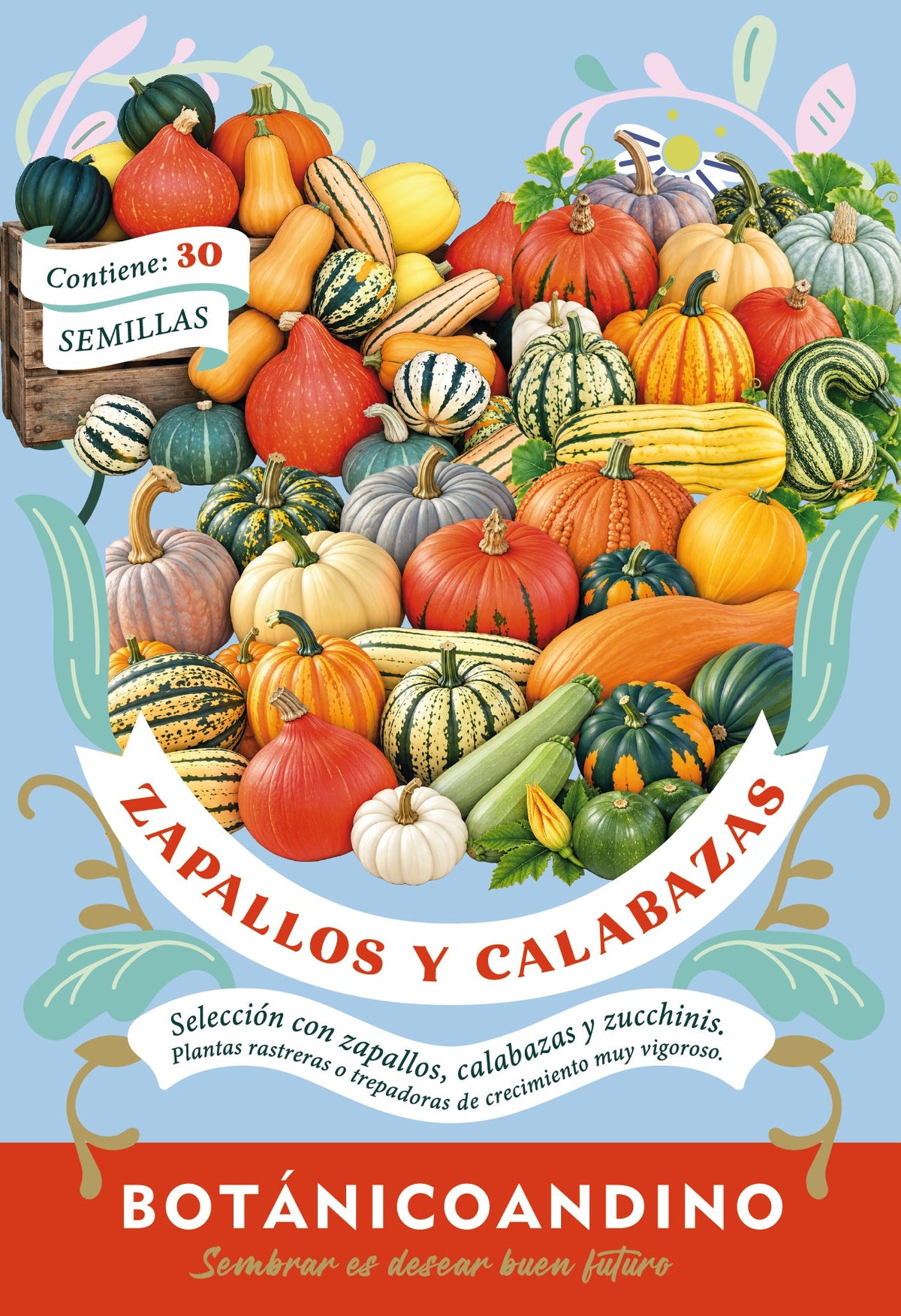Zapallos y calabazas mix